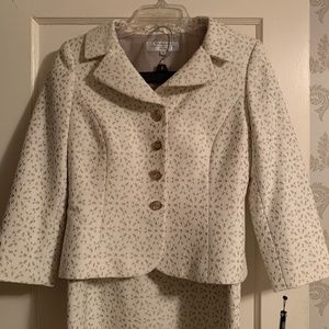 Ivory Skirt Suit